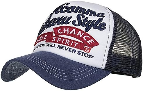 נשים אופנתיות גברים מתכווננות Applique Applique כושר כובע בייסבול כובע מכתב כובע רשת כובע כובעי חוץ לנשים