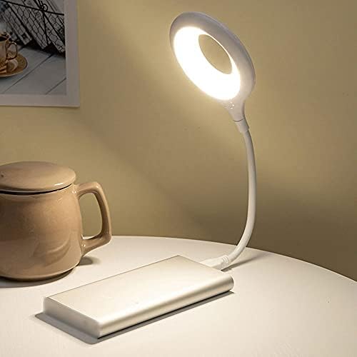 מנורת שולחן JJry LED נפת ניידת טבעת USB לימוד חדר שינה לקריאה ספר לילה אור הגנה עין שולחן מחשב נייד מחשב