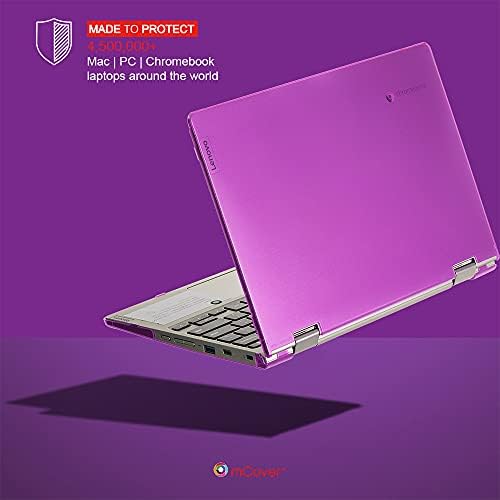 מארז McOver תואם לשנת 2021 ~ 2022 11.6 Lenovo Flex 3i 11igl05 2-in-1 Chromebook Maptop בלבד-סגול