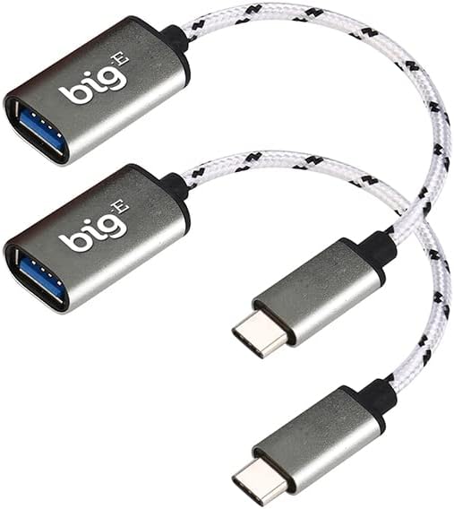 BIG-E USB C ל- USB 3.0 מתאם OTG נקבה התואם ל- Huawei שלך ליהנות מ -20 SE, פלוס, 5G, מקצוען עבור Thunderbolt קלוע