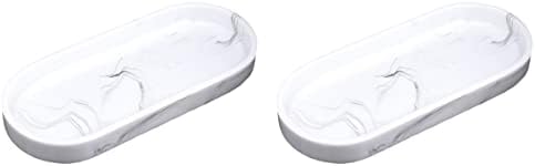 ALIPIS 2 PCS תכשיטים דקורטיביים אחסון צמחי אסלה סגלגל רקמות יהירות רקמות מיכל אמבטיה צלחת סבון מגבת לבושם