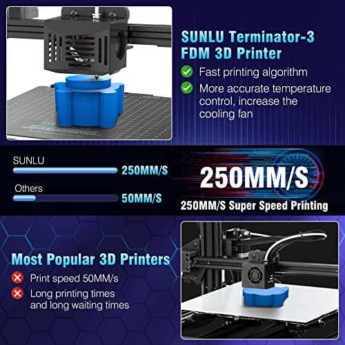 SUNLU T3 FDM מדפסת תלת מימד ו- PLA Meta Frimamen