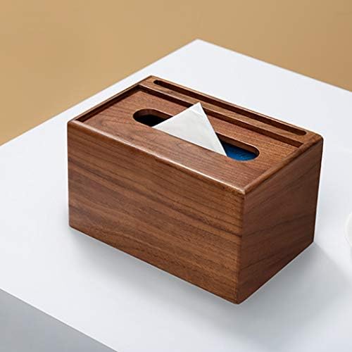 UXZDX Cujux קופסת רקמות מעץ ， מכסה מחזיק ברקמות הפנים של אמבטיה גודל מפיות גודל: 190 125 110 סמ