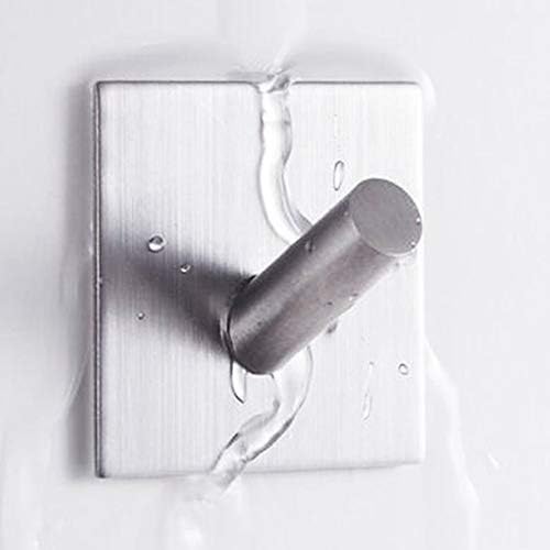 מפתח מחזיק וו כבד החובה נירוסטה חזק 3 מ ' דביק עמיד למים חלודה עמיד עבור חלוק מגבת תיק מעיל במטבח מקלחת חדר 4 חבילה