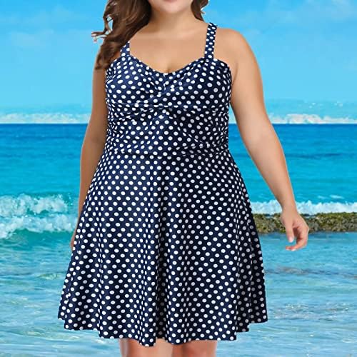 יולי נשים טנקיני סט וחוף בתוספת גודל גופייה בגד ים בגד ים עם גבוהה מותן מכנסיים קצרים שתי חתיכה