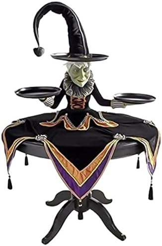 שרת שולחן המכשפה של Halloween, Harlequin שולחן שולחן.