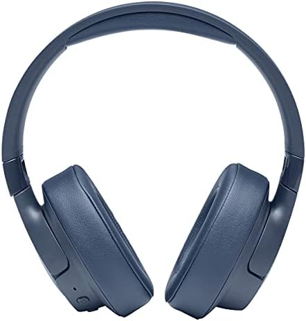Jbl מנגינה 760NC - אוזניות אלחוטיות קלות ומתקפלות עם אוזן אוזניים עם ביטול רעש פעיל - כחול, בינוני