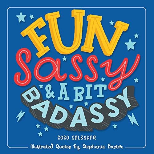 לוח שנה כיף, חצוף וקצת Badassy 2020 Mini