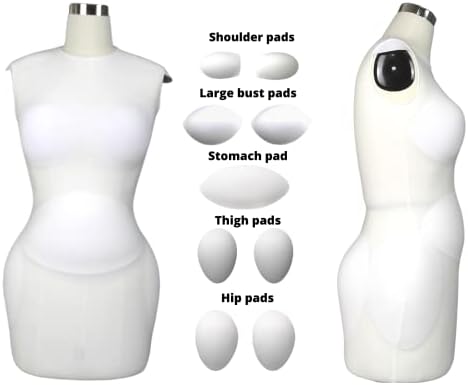 פרו מודולרי שמלת טופס ריפוד רגיל גודל ערכת - מתכוונן גוף טופס ריפוד סט לתפירה ובובה - למבוגרים נקבה