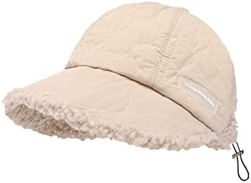 ברווז כובע רחב מרזבים כדי להראות את פנים קטן עם קטיפה אנטי קר כל חם רגיל יאן דייג כובע נשי גברים של מגן