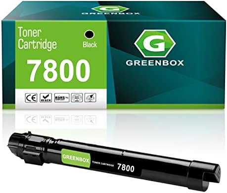 GreenBox תואם 7800 תשואה גבוהה החלפת מחסנית טונר שחורה ל- Xerox 106R01569 עבור Phaser 7800 7800DN 7800DX 7800GX