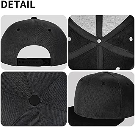 ZXLQ סלמנדרה אקסולוטל פאנק כובע בייסבול היפ הופ, כובע סנאפבק מתכוונן לילדים כובעי כובעי שוליים שטוחים