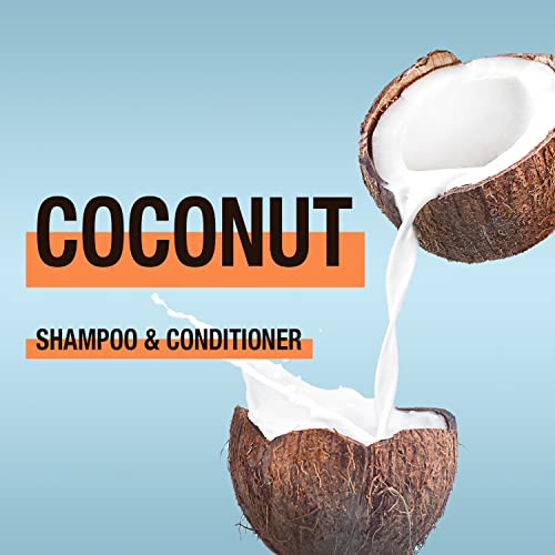 שמפו קוקוס אינואר - בומבר + צמד מרכך, צמיחת שיער, לחות שיער, ביוטין, שמן קוקוס, מוצר שיער טבעוני,