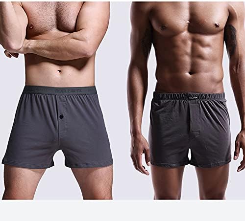 תקצירי גברים תחתונים תחתונים פינת כותנה כותנה רופפת בתוספת גודל תקצירי מכנסי פיג'מה מכנסיים קצרים תחתונים