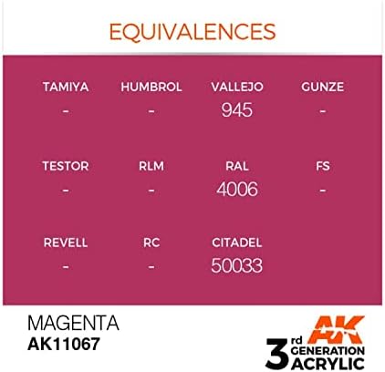 AK אינטראקטיבי ג 'gen acrylic magenta 17ml