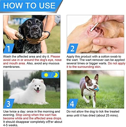 הסרת יבלות של כלבים של Seazoon, הטיפול בתג העור של כלב מבטל במהירות את תג העור ומסיר היבלות לכלבים JJ18
