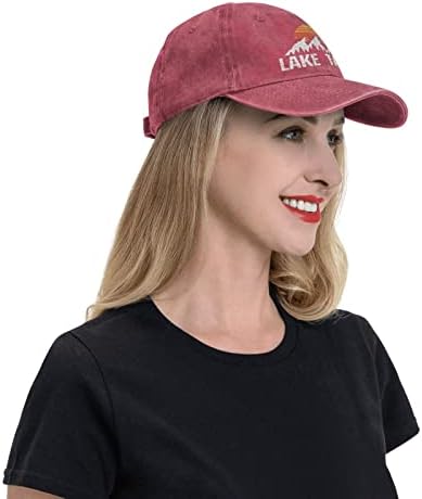 אגם טאהו כובע בייסבול כובע כובעי שמש מתכווננים כובע נשים אבא