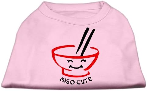 Miso Miso Screen Print חולצות ורוד SM