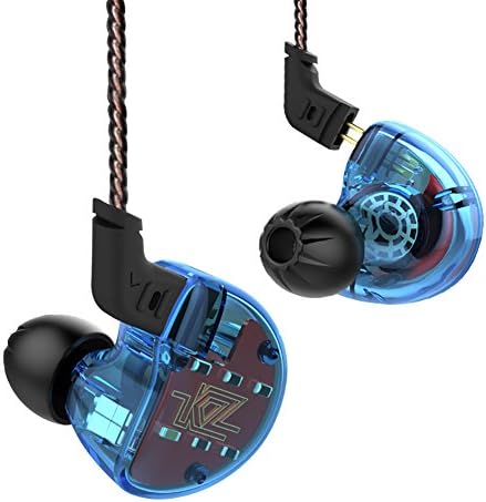 אוזניות IEM, KZ ZS10 Hifi אוזניות באוזניים באוזניות אוזניים עם חמישה נהגים ללא מיקרופון