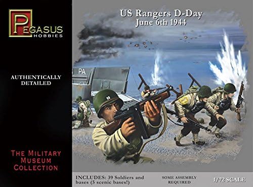 יום-ד ריינג ' רס ארצות הברית נורמנדי 6 ביוני 1944 חיילים להגדיר 1-72 פגסוס