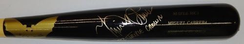 מיגל קבררה חיצה חתימה של סם באט דגם משחק דגם עם כתובת Triple Crown 2012