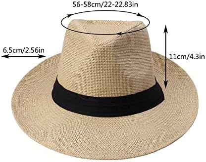 כובע קש רחב שוליים לחוף לנשים גברים כובע נסיעות מתקפל שמש מגן על צבע אחיד יוניסקס פנמה כובעי מגן