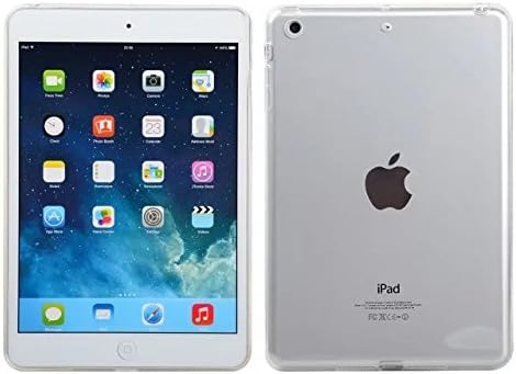 Apple iPad Air 2 מארז, ג'ל סיליקון דקה במיוחד כיסוי גב אחורי ברורה רגיל TPU ג'ל גומי גומי גומי מעטפת