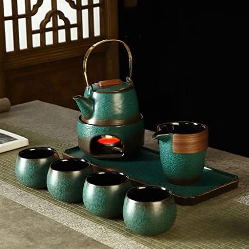 Genigw כלי תה חם קונג פו פו סט תה Tilapot כוסות תה מכין תה דוד תה וינטג 'סיני
