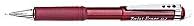 עיפרון אוטומטי של פנטל עם מחק טוויסט, 0.7 ממ, אדום