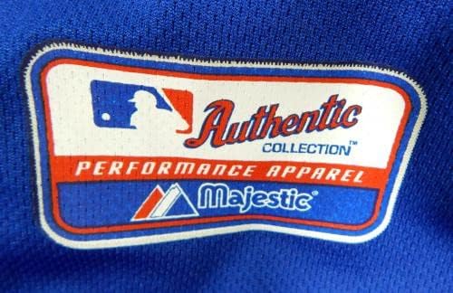 2003-04 Montreal Expos Tony Medrano 40 משחק משמש ג'רזי Blue BP S ST L 832 - משחק משומש גופיות MLB