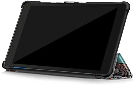 AIJAKO LENOVO TAB E8 2018 FOLIO CASE, Ultra Slim Tri-Fold-Fold Stand Shell Chell תואם ל- Lenovo Tab