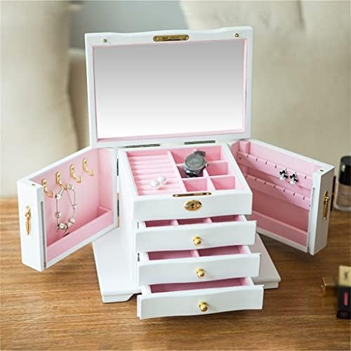 SAWQF עגילי יצירתי עץ תכשיטים קופסא אחסון צמיד צמיד קופסת תכשיטים קופסת צמיד שרשרת קופסת תכשיטים