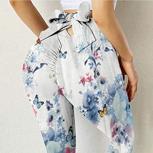 מכנסי שמלת יוגה של מיאשוי לנשים מדפיסים נשים ספורט מתיחות חותלות פעילות מכנסי יוגה יוגה מכנסי