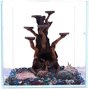 אקווריום צמחי קישוט דגי טנק גינון מלאכותי שקוע עץ עץ נוף קישוטי דקור אבזרים