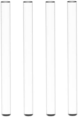 SufftureDisplays® קוטר 18 ממ x 36 מוט אקרילי ארוך מוט פרפקסיגלס מקל צלול מוטות מתלה שקופים לוציט