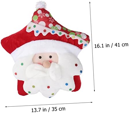 כרית עיצוב חג המולד של Bootoyard כוכב כוכב כרית חמוד חג המולד כרית שלג כרית לזרוק כרית כוכב כרית זריקה כרית