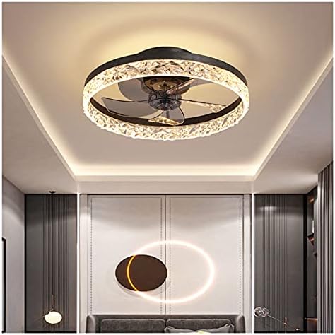 אורות מאוורר ליו וו פנג, המרת תדרים אילמים, אורות תקרה לחדר שינה מינימליסטי מודרניים