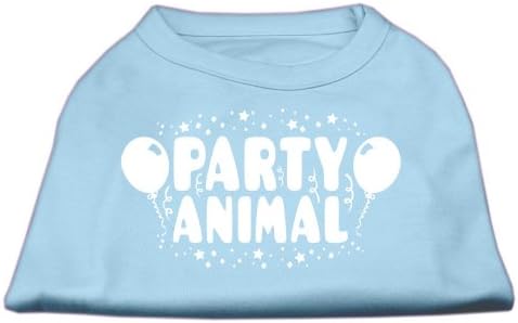 מוצרי חיות מחמד מירג 'מסיבת חיה מסך חיה חולצה הדפסת תינוק כחול LG