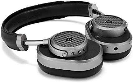 מאסטר ודינמי MW65 אוזניות אלחוטיות מבטלות רעש פעיל-אוזניות אוזניות יתר של Bluetooth עם מיקרופון-אקדח/