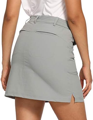 CQC לנשים חיצוניות UPF 50+ גולף סקורט חצאיות פעילות מזדמנים עם כיסים עם כיסים
