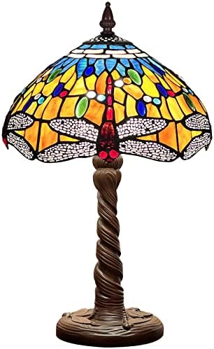 מנורת שולחן של קפולינה טיפאני, אשכולית אורגנית סגנון שפירית סגנון קריאה אור שולחן אור 20 12 רוחב לרווח קטן