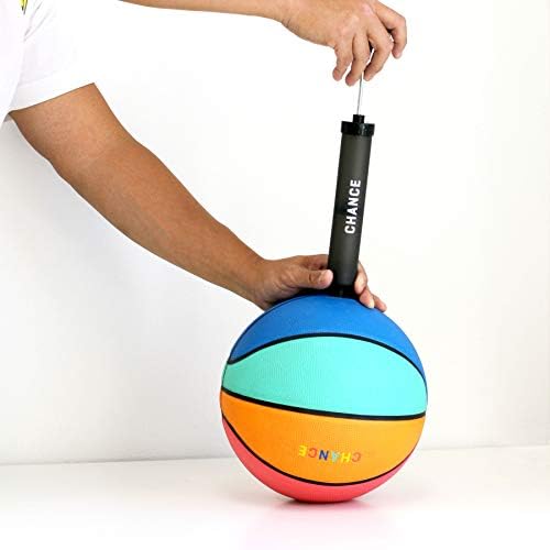 משאבת כדור מיני מקרית - כדורסל נייד, כדורעף, כדור כדורגל, משאבת אוויר כדורגל