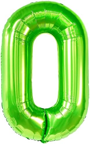 ענק, אור ירוק 30 בלון מספרים-40 אינץ ' / ירוק מספר 30 בלון עבור יום הולדת שמח 30 קישוטים לנשים / ירוק