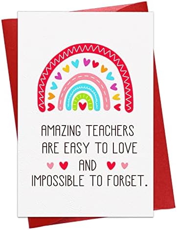 כרטיסי אהבה עם מעטפות לנשים 4 איקס 6 כרטיסי אהבה למורים מורה הערכה כרטיס מתנה לחג המולד חג האהבה