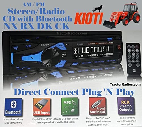 Tractor Tractor Direct Plug n Play Bluetooth CD AM FM STEREO RADIO NX RX DK CK