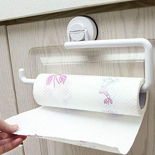 אביזרי מטבח של KLHHHG מחזיק אחסון ואקום פראיירית נייר מגבת מדד דבק מדף אמבטיה מדף קיר תלייה מתלה