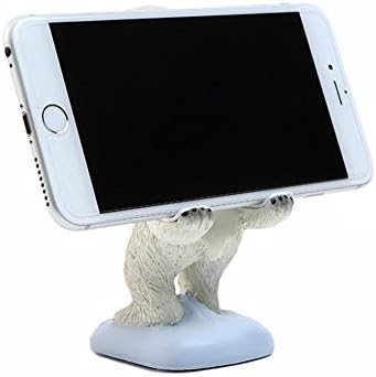 חיות דוב קוטב חמוד טלפון סלולרי עמדת טלפון סמארטפון שולחן טלפונים ניידים מחזיק שולחן כתיבה