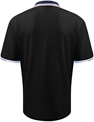 חולצות גולף לגברים שרוול קצר יבש חולצות פולו חולצות אופנה בצבע אחיד חולצות חולצות ספורט חיצוניות לגברים