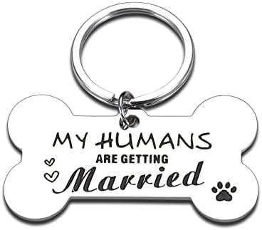 כלב מתנות שלי בני אדם מתחתנים הכרזה אירוסין מתנות לזוגות חדש עוסק ייחודי מתנות עבור כלב אוהבי כלה להיות