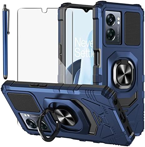 עבור מארז אחד נורד נ300, עם מגן מסך זכוכית מחוסמת טכנולוגיית הגנה כבדה מובנית נרתיק טלפון מגן